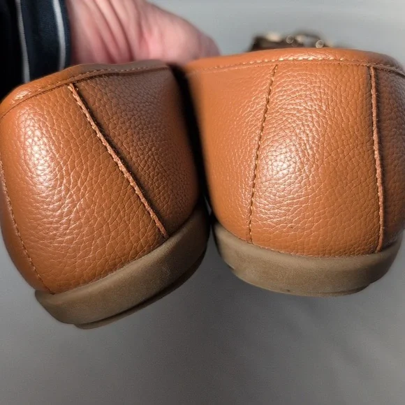 Aerosoles Buckle Ballet Flats Tan - Picture 5 of 10